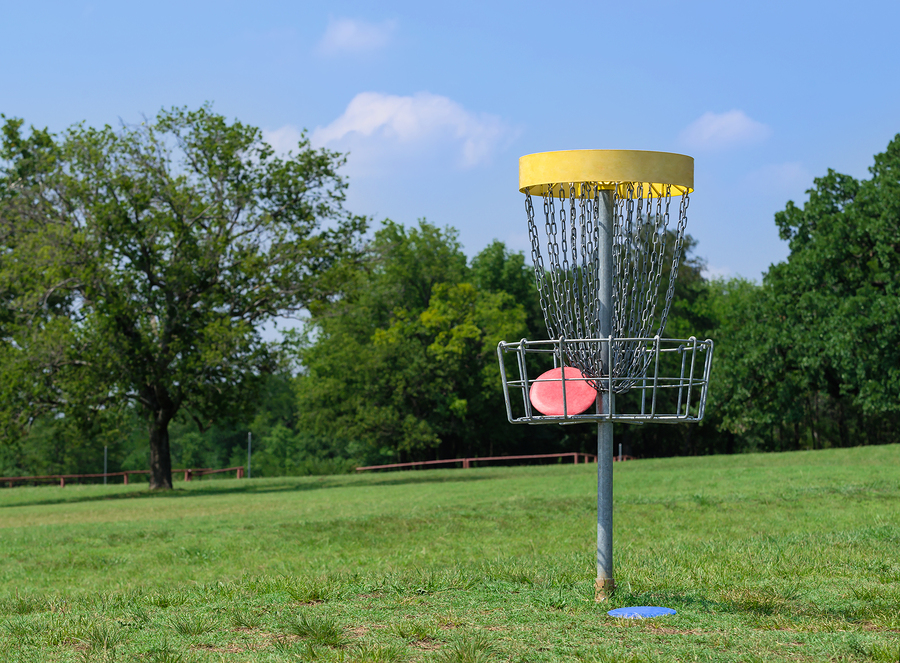 picture of disc golf at frist tee -- the lowcountry